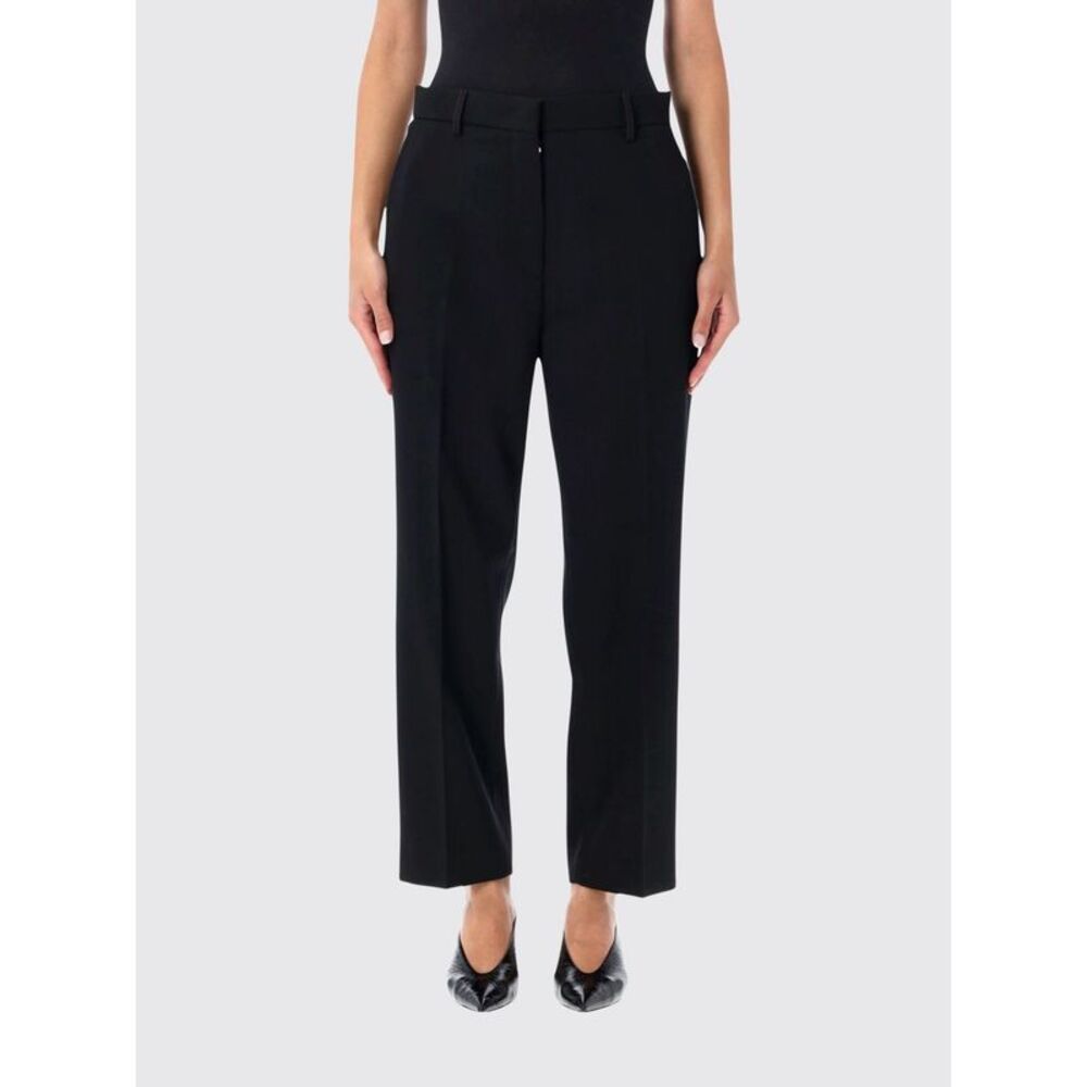 Lanvin Women Tailored Cropped Cotton Trousers Lanvin With Concealed Fastening